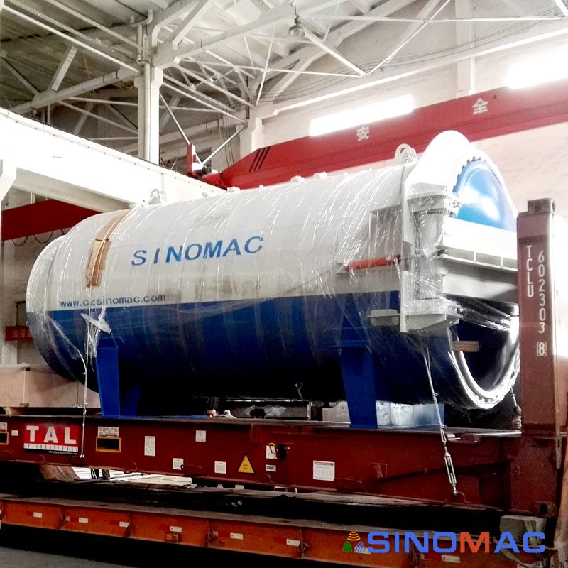 2850X5000mm ASME Certificated Full Automation Laminated Glass Autoclave (SN-BGF2850)