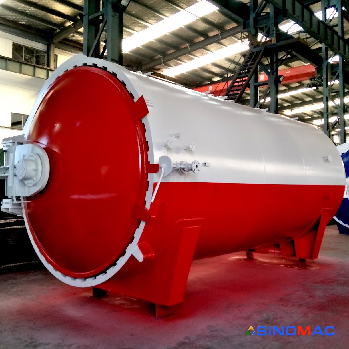 2850X5000mm Full Automation Architectural Glass Autoclave to Ecuador (SN-BGF2850)